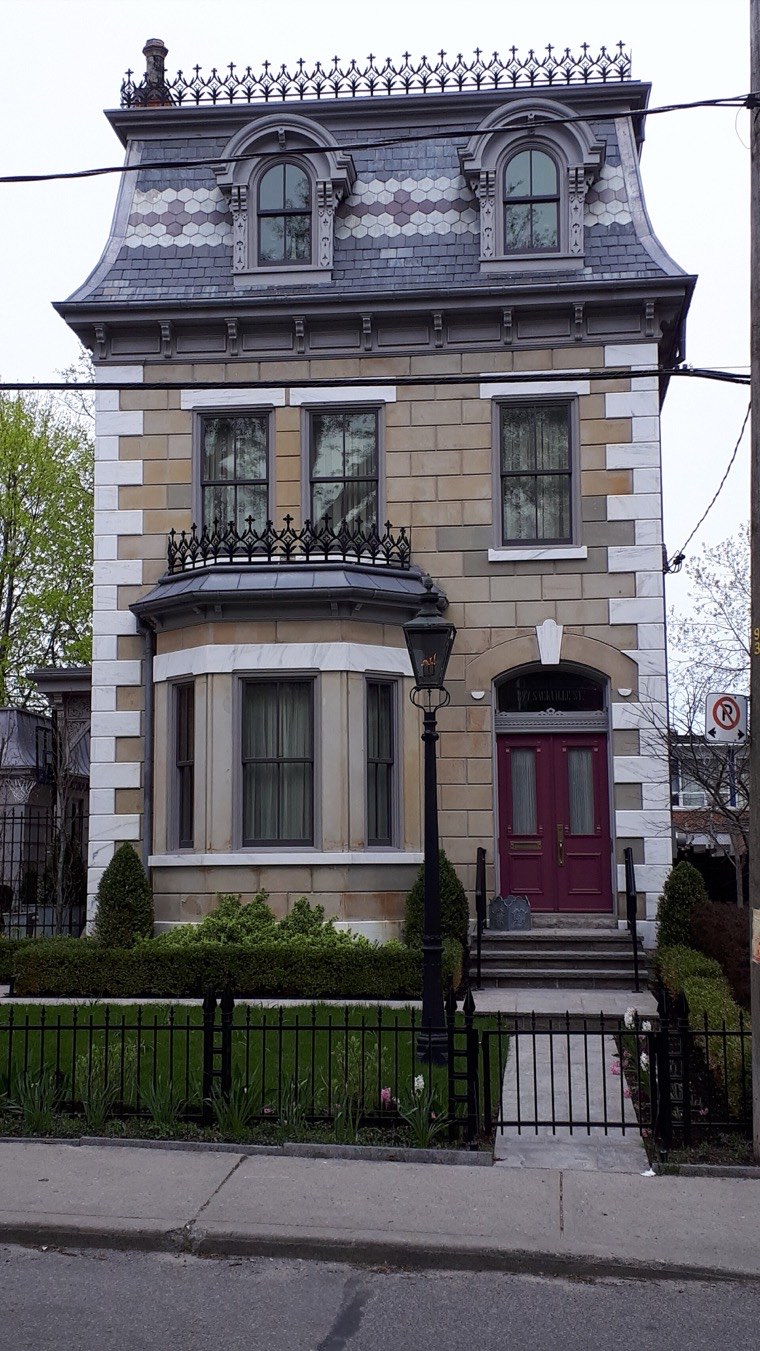 Victorian house in Cabbagetown, Toronto